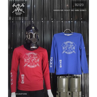 เสื้อยืดแขนยาว Theguard TG123 สี (แดง,น้ำเงิน,เทาดำ,ส้มอิฐ,เทาท็อป)