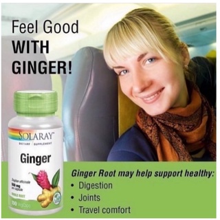 Ginger_Solaray550mg100vegcapsของแท้100%มีหน้าร้านในไอจีขายมานานมีลูกค้าประจำ