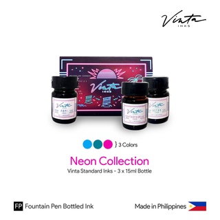 Vinta Capsule Collection "Neon" Set of 3 x 15ml - หมึกวินต้า ชุดนีออน