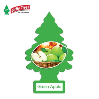 [ขายดี] Little Trees แผ่นน้ำหอมปรับอากาศ กลิ่น Green Apple ขายดีอันดับ 1 ในอเมริกา (ของแท้)