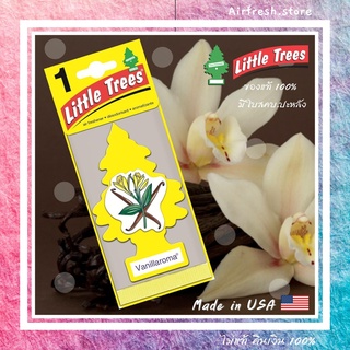 แผ่นน้ำหอมต้นสน Little trees กลิ่น Vanillaroma