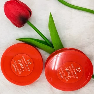 T6052 🍉🍉 แป้งพัฟแตงโม TANAKO UK ผสมรองพื้น คุมมัน บางเบาไม่หนักหน้า สินค้าพร้อมส่งค่า