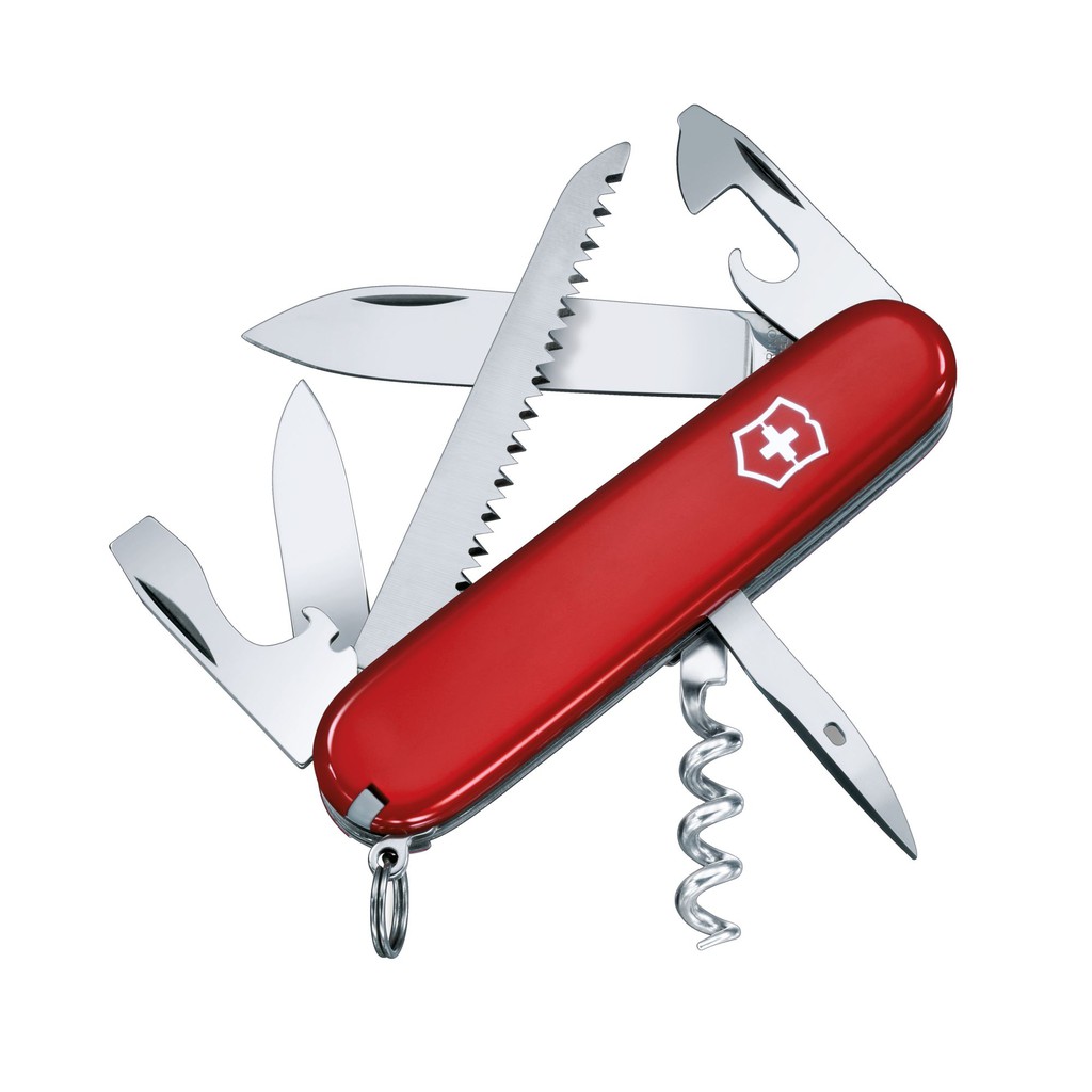 Victorinox Camper - Medium Pocket Knife with 13 Functions (1.3613) Swiss Army Knife | มีดพับ มีดพก ม