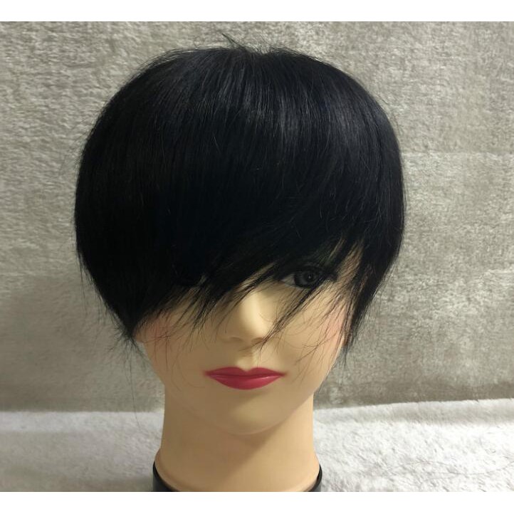 16 * 18 ซม . 18 * 20 ซม.ฐานผ ้ าไหมตรงผมมนุษย ์ two/สองชั ้ น toupee/toppers ผู ้ ชาย