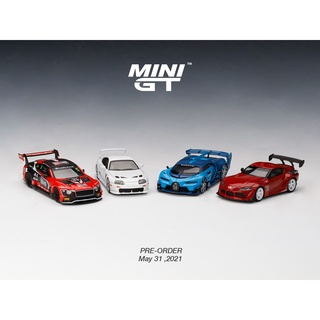 พร้อมส่ง TSM minigt 1: 64 Bugatti Bugatti 266 HKS Toyota Bentley GT3 ZMVN