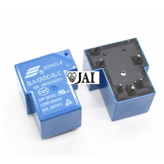 Relay SLA-12VDC-SL-C 30A Blue