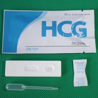 ราคา10mUI HCG ที่ตรวจตั้งครรภ์แบบหยด เทสตั้งครรภ์ pregnancy test
