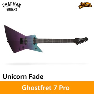 Chapman Gutiars Ghost Fret 7 Pro Unicorn Fade 7-String Electric Guitar กีต้าร์ไฟฟ้า 7 สาย พร้อม Hardcase