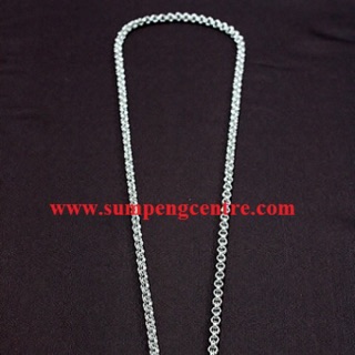 สร้อยสแตนเลสห่วงคู่เบอร์090- 26นิ้ว (ครึ่งโหล) Double ring stainless necklace no.090 -26 inches (half dozen)