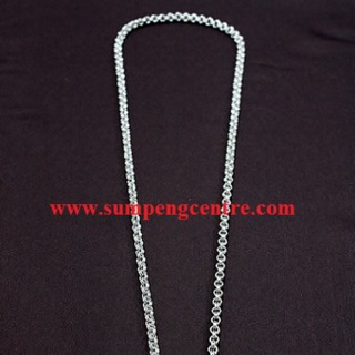 สร้อยสแตนเลสห่วงคู่เบอร์090- 26นิ้ว (ครึ่งโหล) Double ring stainless necklace no.090 -26 inches (half dozen)