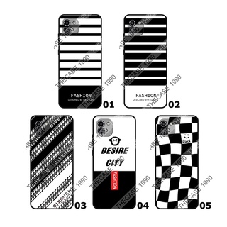 Samsung A12 A03 A22 4G A22 5G A32 4G A32 5G A53 5G (2022) เคสสกรีน รวมลาย ขาวดำ เคสมือถือ ลายเส้น ลายสก็อต พร้อมส่ง