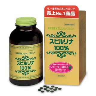 สาหร่ายสไปรูลิน่า จากญี่ปุ่น Spirulina Algae Japan 2,200 เม็ด