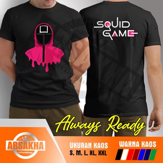 เสื้อยืด พิมพ์ลายโลโก้ Squid GAME DRAMA Distro V2 สไตล์เกาหลี สําหรับผู้หญิง