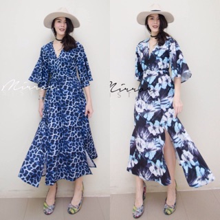 "Kiira Printed Maxi dress"