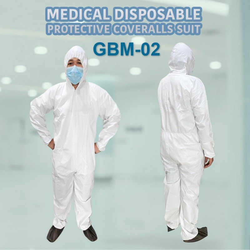 🔥พร้อมส่ง🔥PPE ชุดกาวน์ ชุดกันเชื้อโรค ชุดPPE ชุดพ่นยาฆ่าเชื้อ ชุดคลุมกันเชื้อ