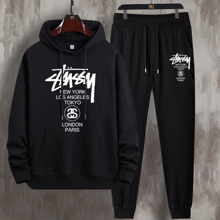 #L212+CKH212Bชุดเสื้อแขนยาวกันหนาวเสื้อฮู้ด+กางเกงขายาว.ลายแ…