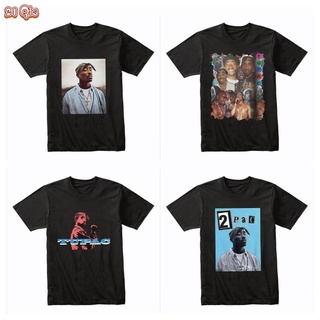 คอลูกเรือเสื้อยืดคอกลม21  สินค้าเดิม/เสื้อยืดโอเวอร์ไซส์/Rapper/2pac  Tupac/Oversize SML  ดำ&amp;ขาว unisex🔥ผ้าฝ้ายแท้