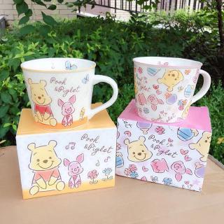 [Cute Home] พร้อมส่ง แก้วกาแฟเซรามิค ลายการ์ตูนหมีพูห์น่ารัก สําหรับออฟฟิศ