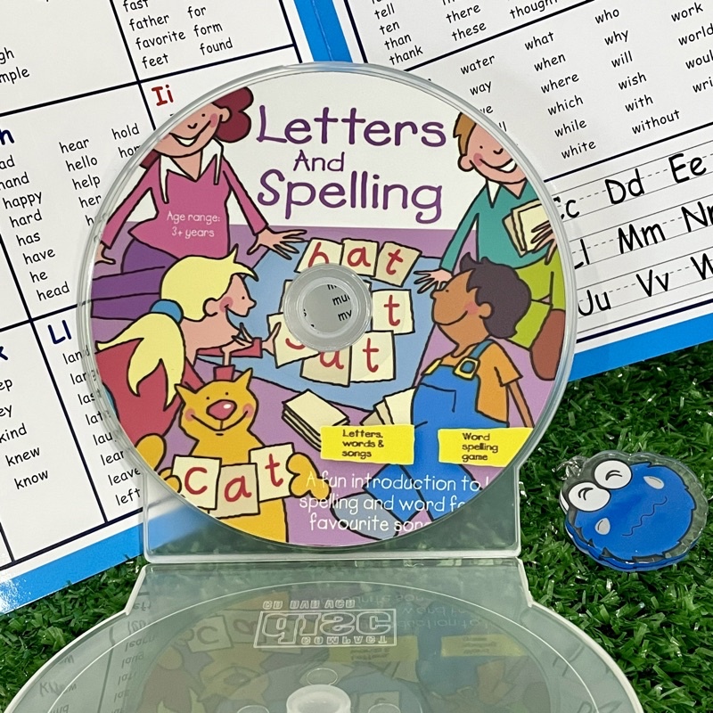 ซีดี CD สอนภาษาอังกฤษ สอนโฟนิกส์ Phonics สอนสะกดคำ พร้อมเพลง จากประเทศอังกฤษ 1 แผ่น