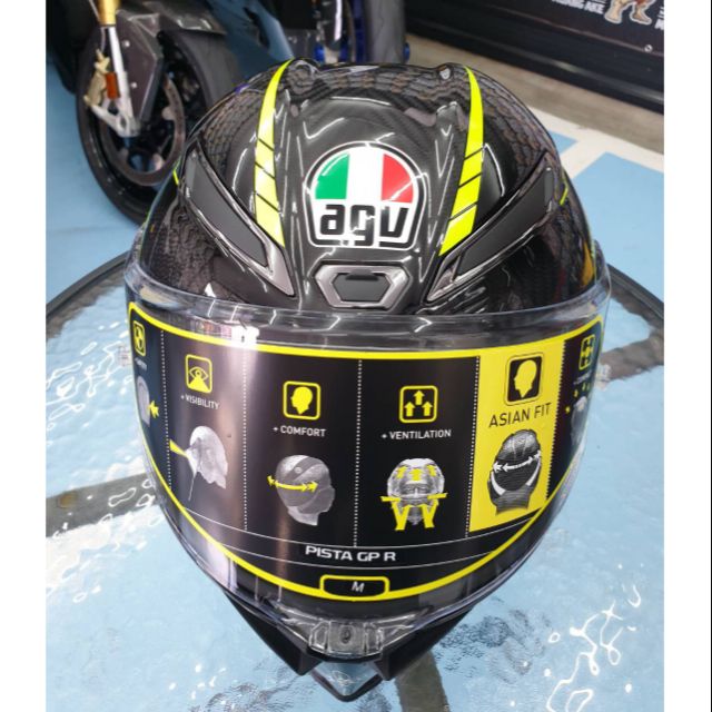 CASCO AGV PISTA GT R ROSSI PROJECT 46 3.0