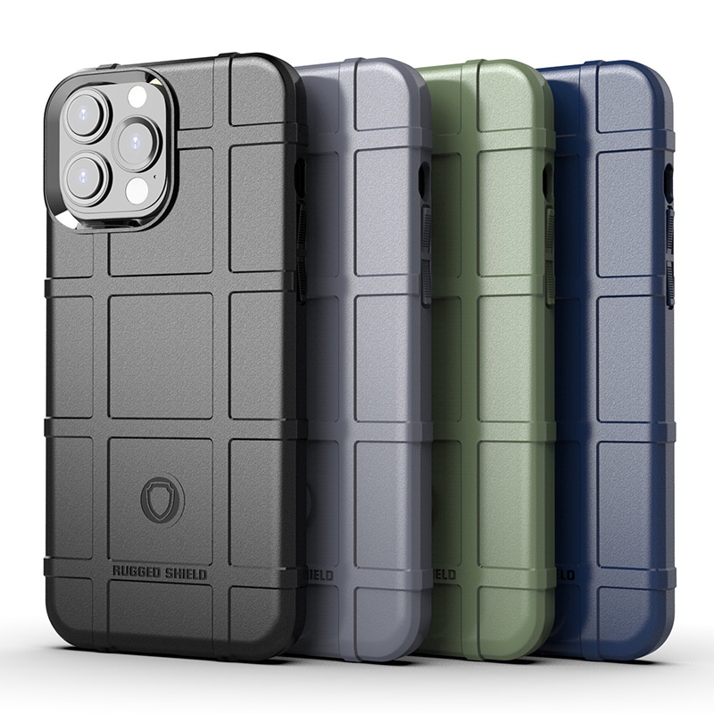 3D ตาราง Heavy Duty เกราะกันกระแทกสําหรับ iPhone 17 Air 16 15 14 13 12 Mini 11 Pro Max 16e 7 8 Plus ยางซิลิโคน