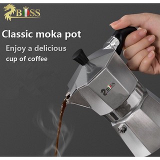 Moka pot กาต้มกาแฟสด**สินค้าพร้อมส่งค่ะ**