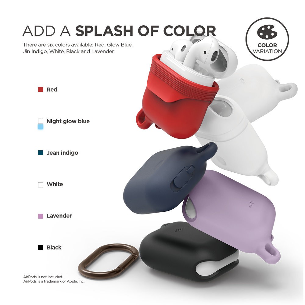 elago AirPods Waterproof Hang Case (Gen1 & 2 Wired And Wireless