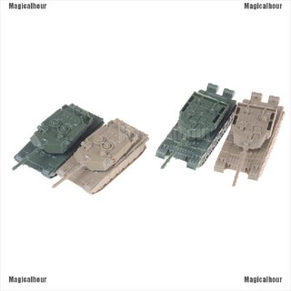 ของเล่นรถถังพลาสติกโมเดลรถถัง 4 D 1 : 144 Us M 1 A 2 Tank And China 99 A