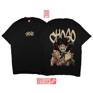 คอตต้อนคอกลมเสื้อยืด พิมพ์ลายอนิเมะญี่ปุ่น CHOSO JUJUTSU KAISEN ITADORI CURSED WOMB MANGA สําหรับผู้หญิงS-5XL