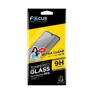 Focus ฟิล์มกระจกใสเต็มแผ่น ไม่มีสีที่ขอบ สำหรับ iPhone 14ProMax 14Pro 14Plus 14 13ProMax 13Pro 13 13Mini 12ProMax 12Pro