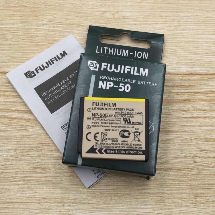 Fuji F50fd F60fd F75fd F85EXR F100fd XF1 NP50 แบตเตอรี่กล้อง + เครื่องชาร์จ