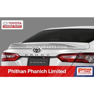 สปอยเลอร์หลัง สีเงิน TOYOTA TRUNK LID SPOILER  A-PC150-06006-17 Camry แบบรถ ASV7#