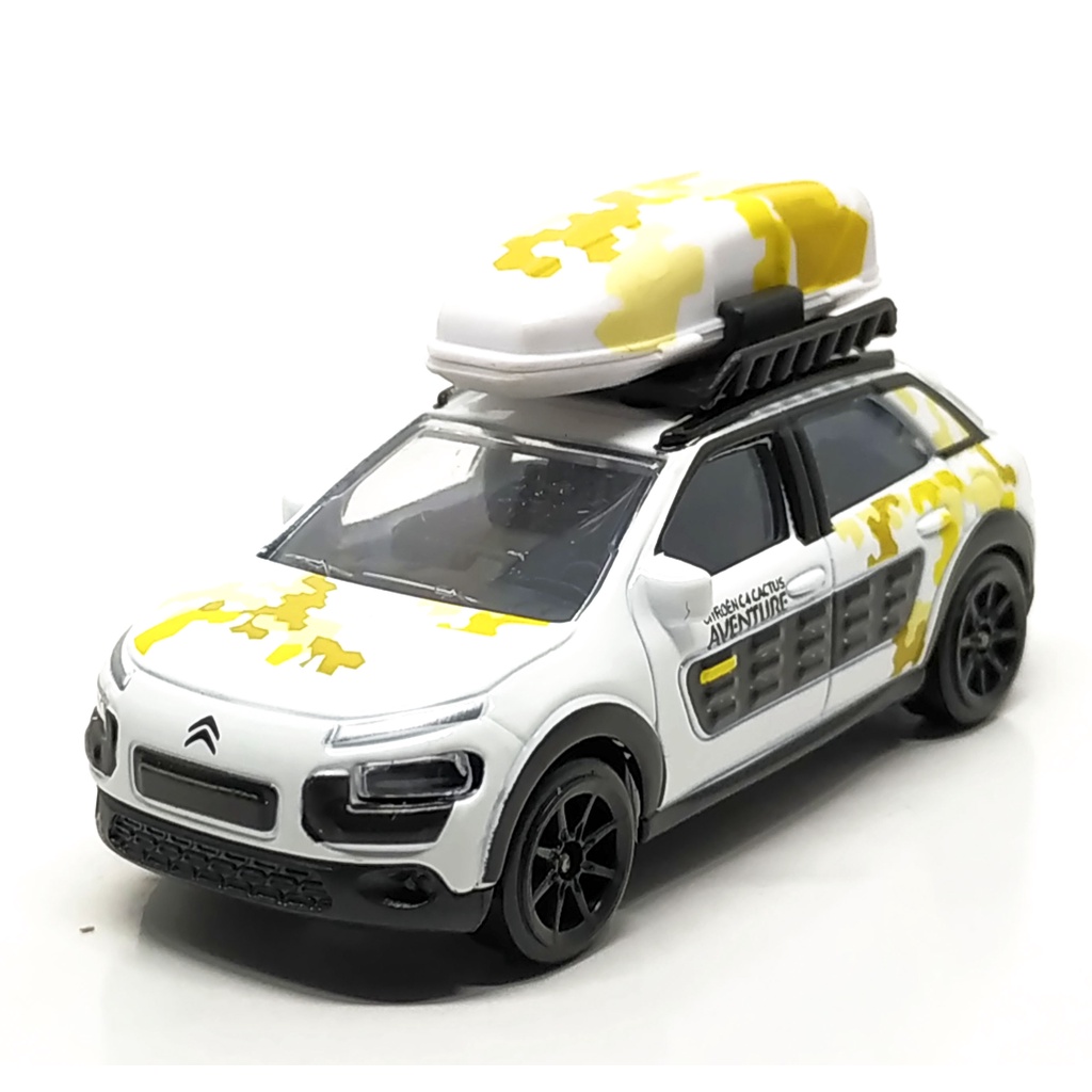 Majorette Citroen C4 Cactus - Explorer Extension Roof - White Color /Wheels 8SB /scale 1/56 (3 inche