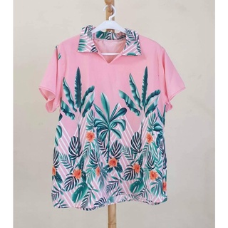 เสื้อสาวอวบฟรีไซส์ผ้าไหมอิตาลี เสื้อสาวอวบใส่สบาย เสื้อสาวตัวใหญ่ผ้านิ่มราคาถูก เสื้อผู้หญิง oversize เสื้อสาวอกใหญ่