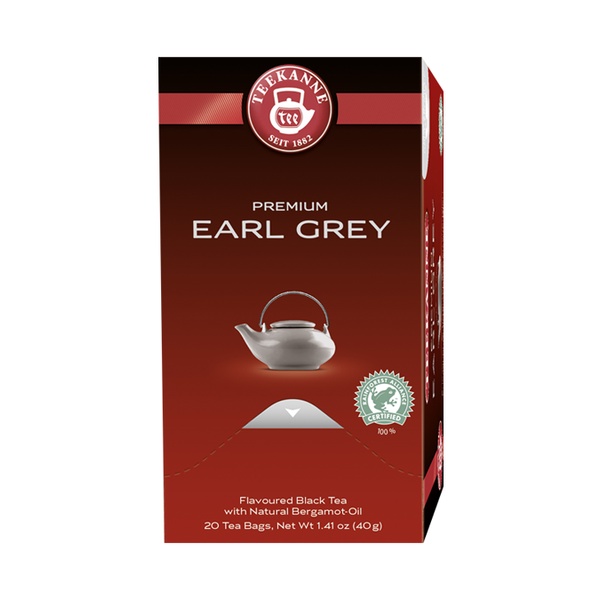 (กดซื้อ2ชิ้น ลด50%) TEEKANNE Earl Grey Tea 40g. - ทีเคนเน่ ชาเอิร์ลเกรย์ (ชาใบบรรจุซอง) 40 กรัม (EXP.01/09/2025)