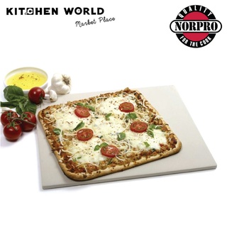 Norpro 5682 Pizza Baking Stone 13x15 in. (B347) / แผ่นหินรองอบพิซซ่า