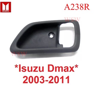 สีเทา มือเปิดประตูตัวใน ISUZU DMAX 2002 2003 - 2011 เบ้ามือดึง อีซูซุ ดีแมค ดีแม็ค เบ้ามือเปิด ประตูใน มือเปิดประตู