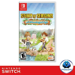 [พร้อมส่ง]Nintendo: STORY OF SEASONS: A Wonderful Life (US Z1 แท้ มือแดง) - Nintendo Switch