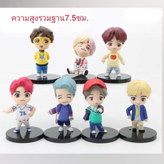 💖💖รวมศิลปินBTS (1เซตได้7ตัวตามภาพ)