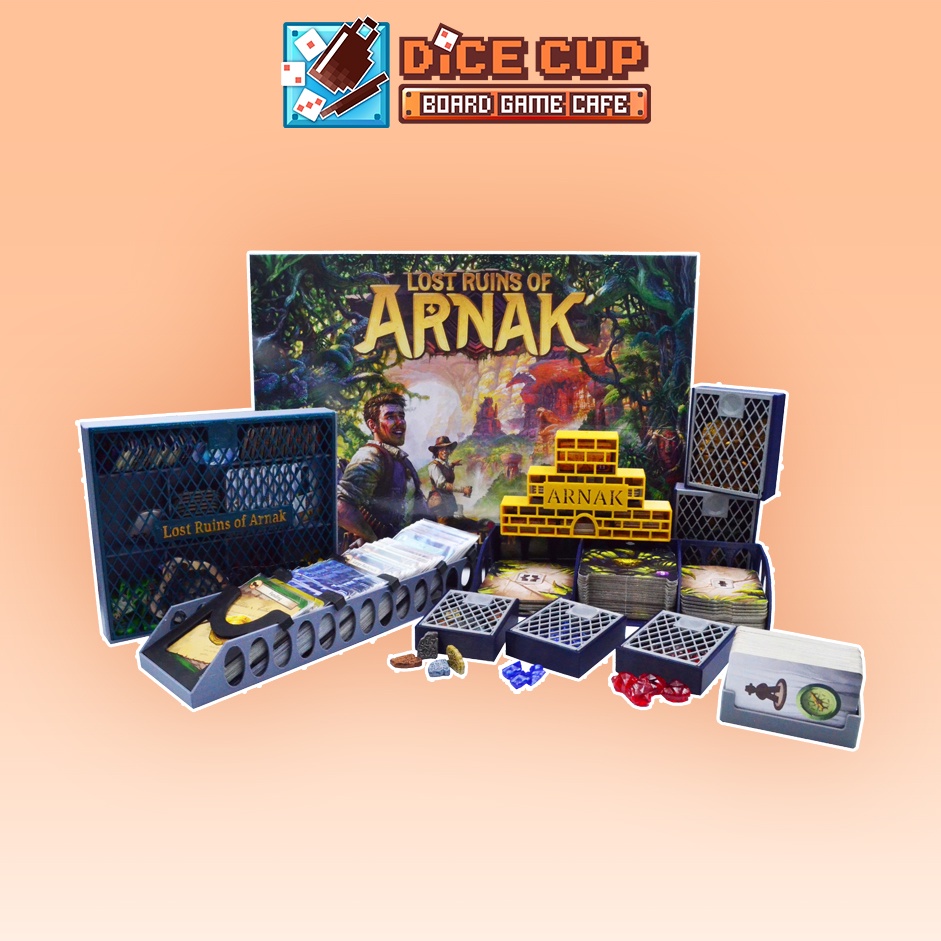 [ของแท้] นครสาบสูญแห่งอาร์นัค (Lost Ruins of Arnak) - Organizer Board Game (Dice Cup Games)
