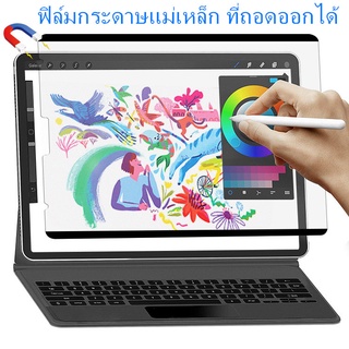 ฟิล์มกระดาษแม่เหล็ก ที่ถอดออกได้ lntelligent Magnetic Paperlike  ติดทับฟิล์มกระจกได้