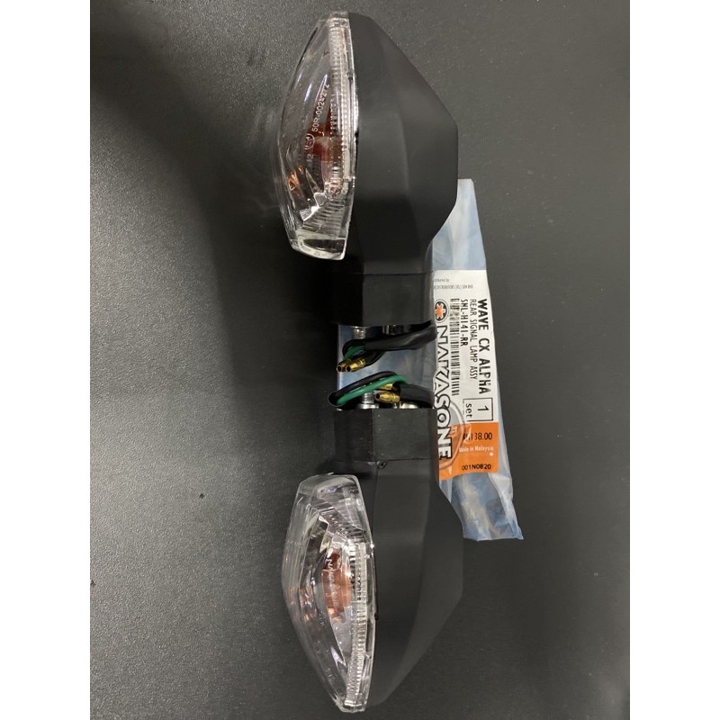 ไฟสัญญาณ assy wave cx alpha rs150/สัญญาณ bolakang ชุด wave cx alpha rs150