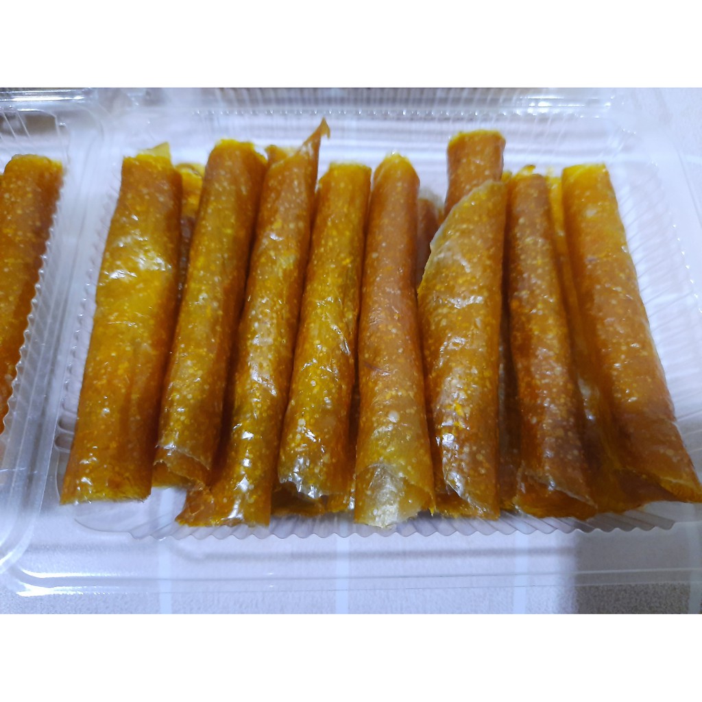 มะม่วงกวนแบบม้วน  👈🏻  รสชาติอมเปรี้ยวอมหวาน(200กรัม)