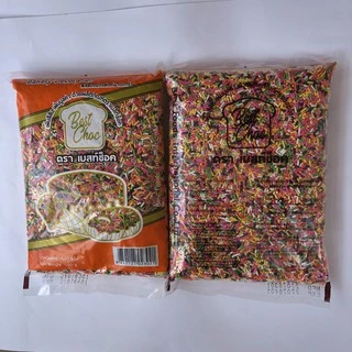 ท๊อปปิ้ง(Topping) เม็ดสีตกแต่ง โรยหน้า ขนมเค้ก ไอศกรีม เบเกอรี่ (แบบคละสี) (500 กรัม)