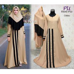 LYCRA SYARI JUMBO (EP) MUSLIM FASHION MAXI DRESS, THE LATEST MODERN WOMENS GAMIS