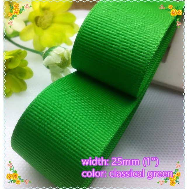 1 นิ้ว [5 ขนาดราคา] 30 สีสีทึบทั้งหมดโมโนโครมสีทึบซี่โครงริบบิ้นห่อเข็มขัด ทําเอง โบว์เข็มขัดวันหยุดห่อของขวัญเข็มขัด