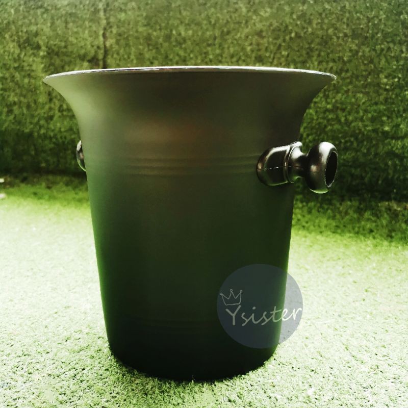 ถังแช่ไวน์🍾🍾สีดำ🖤🖤Black Unbreakable พลาสติกPP ตกไม่แตก!! ขนาด 3.25 ลิตร - รูปที่ 4