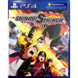 PS4 Naruto to Boruto Shinobi Striker ( Zone 3 / Asia )( English ) แผ่นเกม ของแท้ มือ1 มือหนึ่ง ของใหม่ ในซีล แผ่นเกมส์