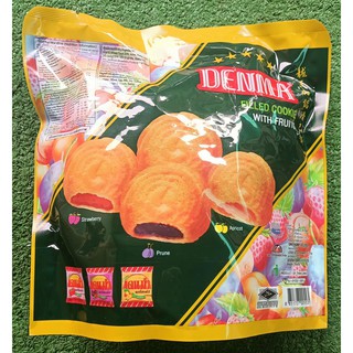 DENMA เดนม่า คุกกี้สอดไส้ รสผลไม้ ขนาด 262กรัม COOKIE MIX FRUIT