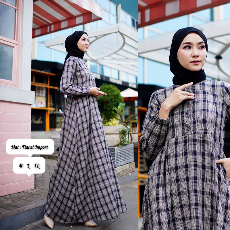 *Chaby Jaya*ล่าสุดนําเข้า FLANEL GAMIS REAL PIT|Tatau GAMIS ดั้งเดิม